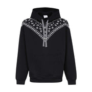 Marcelo Burlon Bandana Print Black Hoodie