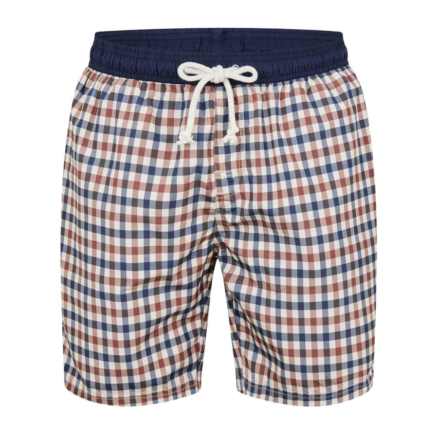 Aquascutum Active Iconic Club Check Swim Shorts