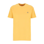Vivienne Westwood Embroidered Logo Yellow Classic T-Shirt