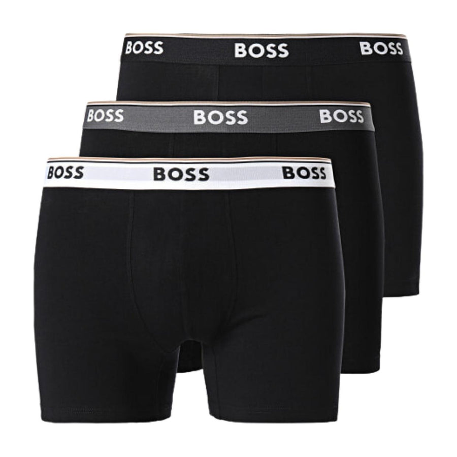 BOSS Logo Waistband Three Pack Power Boxer Brief