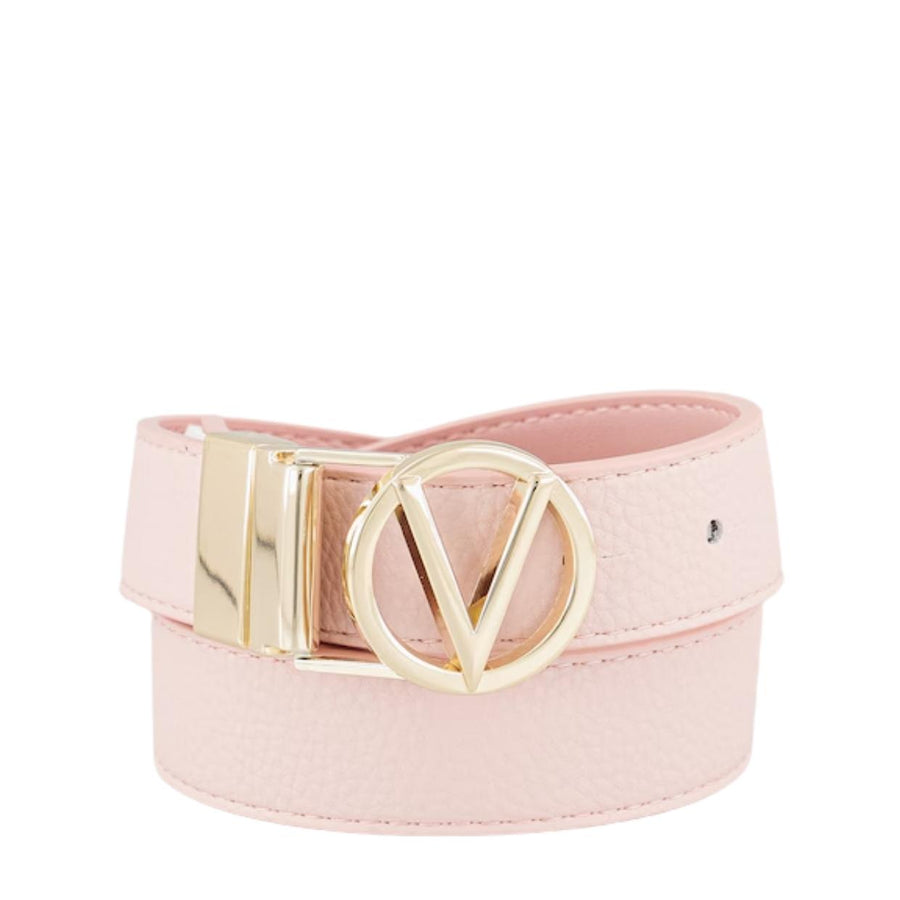 Valentino V Logo Pink Reversible Belt
