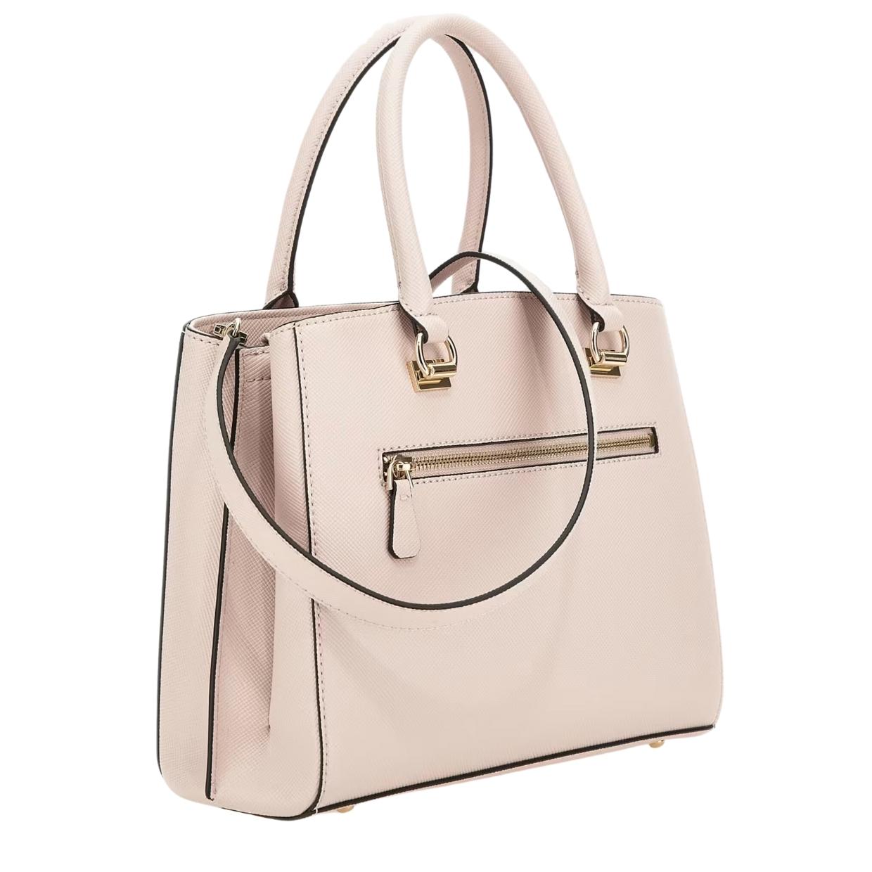 Guess Noelle Triangle Logo Light Rose Tote Bag
