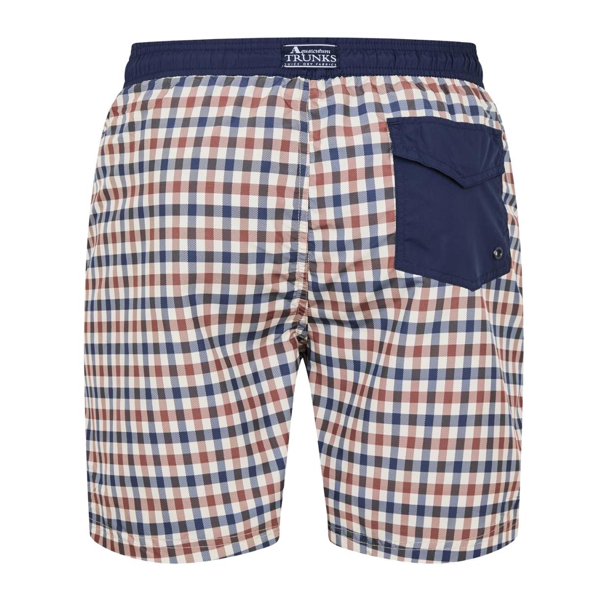 Aquascutum Active Iconic Club Check Swim Shorts