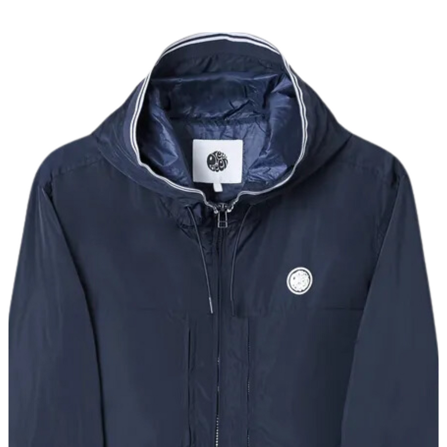 Pretty Green Navy Allesley Jacket Retro Designer Wear