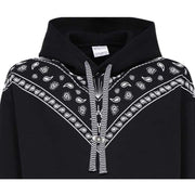 Marcelo Burlon Bandana Print Black Hoodie