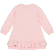 Moschino Baby Teddy Balloons Pink Sweat Dress