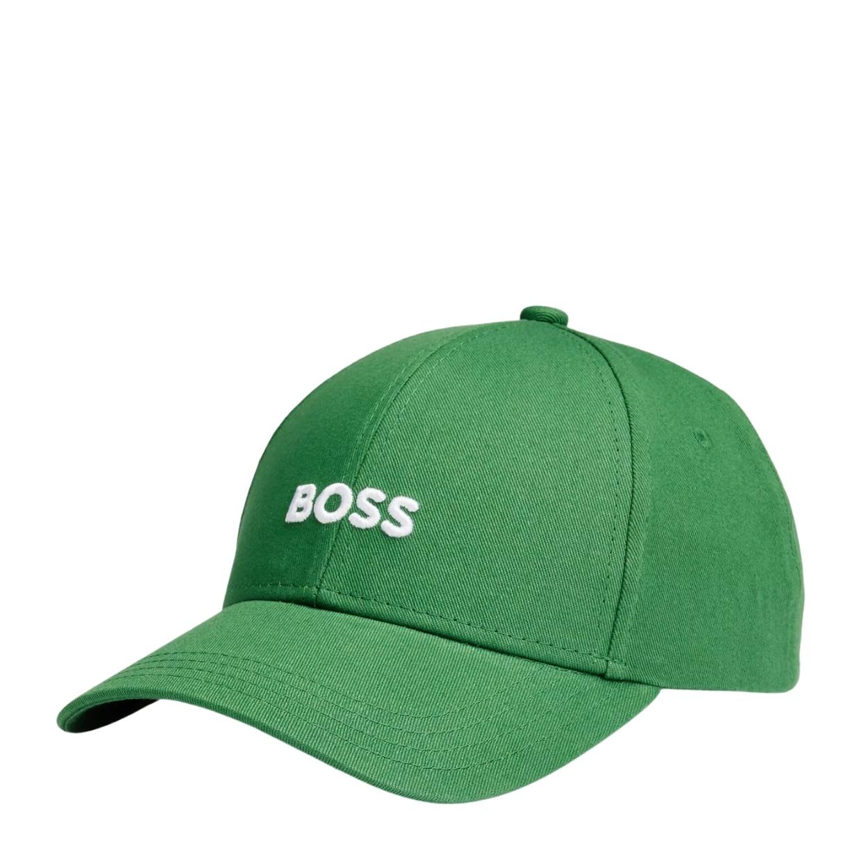 zum Schnäppchenpreis im Angebot BOSS Zed Embroidered Logo Designer Cap Retro Wear – Green