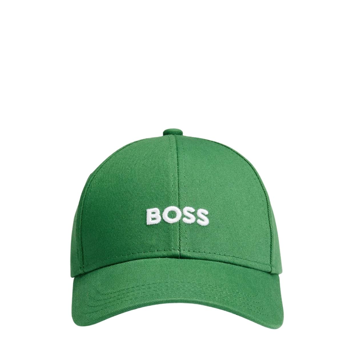 BOSS Zed Embroidered Logo Green Cap – Retro Designer Wear