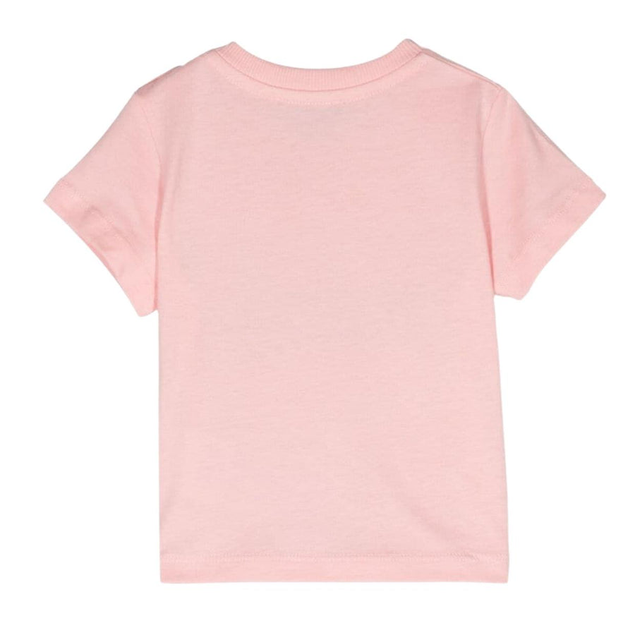 Moschino Baby Teddy Balloons Logo Pink T-Shirt