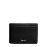 BOSS Embossed Logo Randy Black Slim Card Case