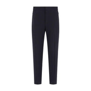 Emporio Armani Dark Navy Waffle Jersey Trousers