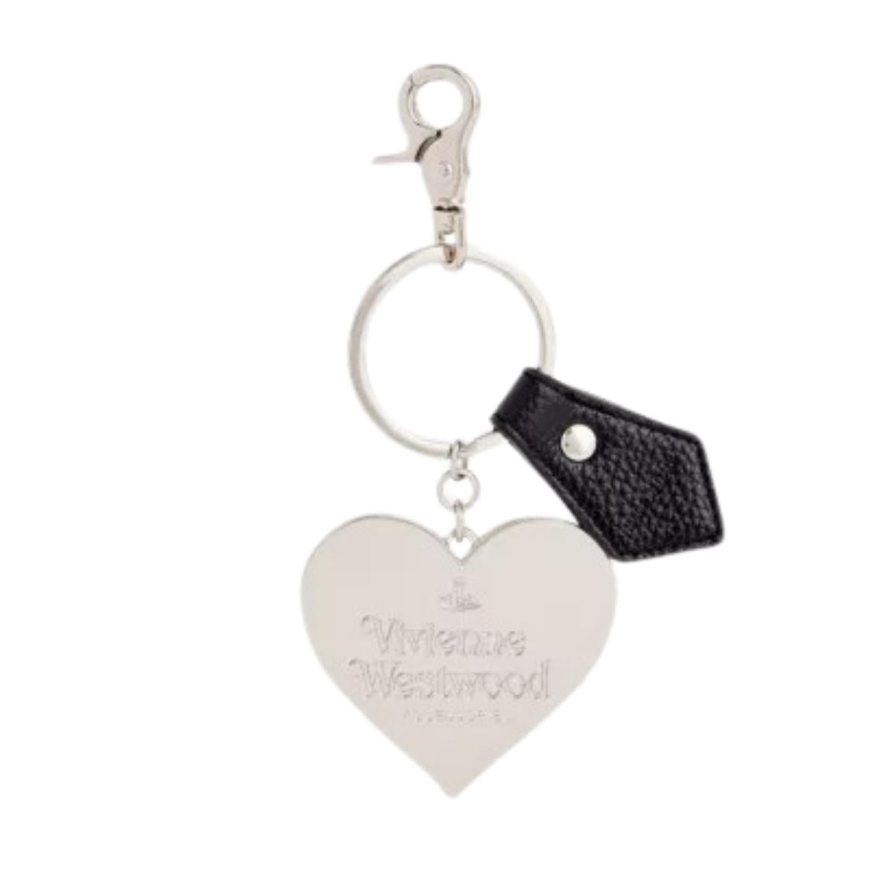 Vivienne Westwood Re-Vegan Mirror Heart Orb Keyring