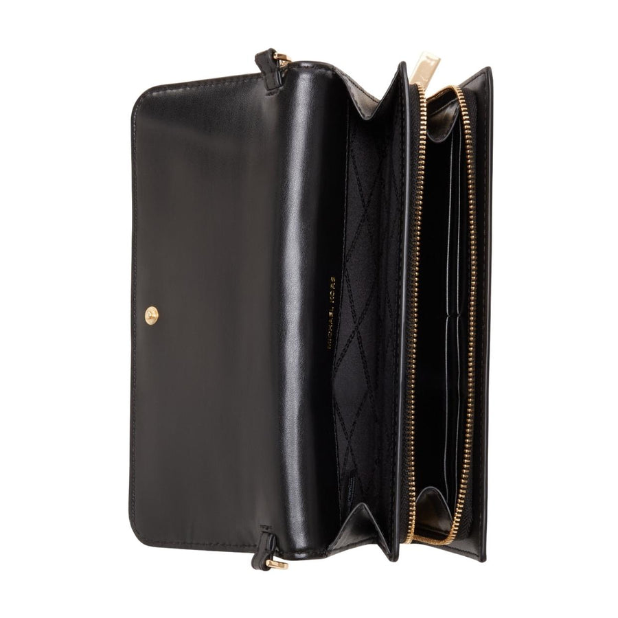 Michael Kors Black Jet Set Wallet Crossbody Bag