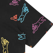 ICECREAM All-Over Running Dog Black T-Shirt