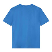 BOSS Kids Printed Logo Blue T-Shirt