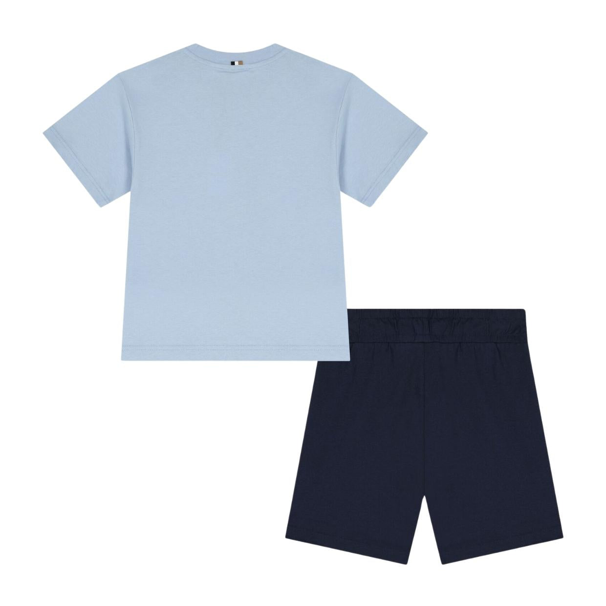 BOSS Kids Blue/Navy T-Shirt & Short Set