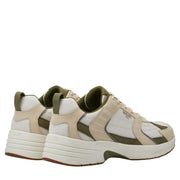 Mallet Holloway Off-White Tan Trainers