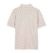 BOSS Kids Double B Monogram Sand Polo Shirt