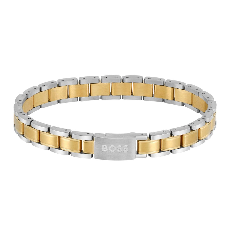 BOSS Metal Link Essentials Gold/Sliver Bracelet