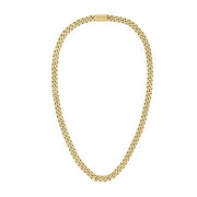 BOSS Chain Link Yellow Gold Necklace