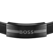 BOSS Luke Black Leather Bracelet