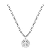 BOSS North Sliver Compass Necklace