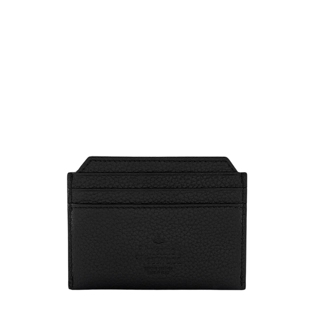 Vivienne Westwood Re-Vegan Slim Black Card Holder