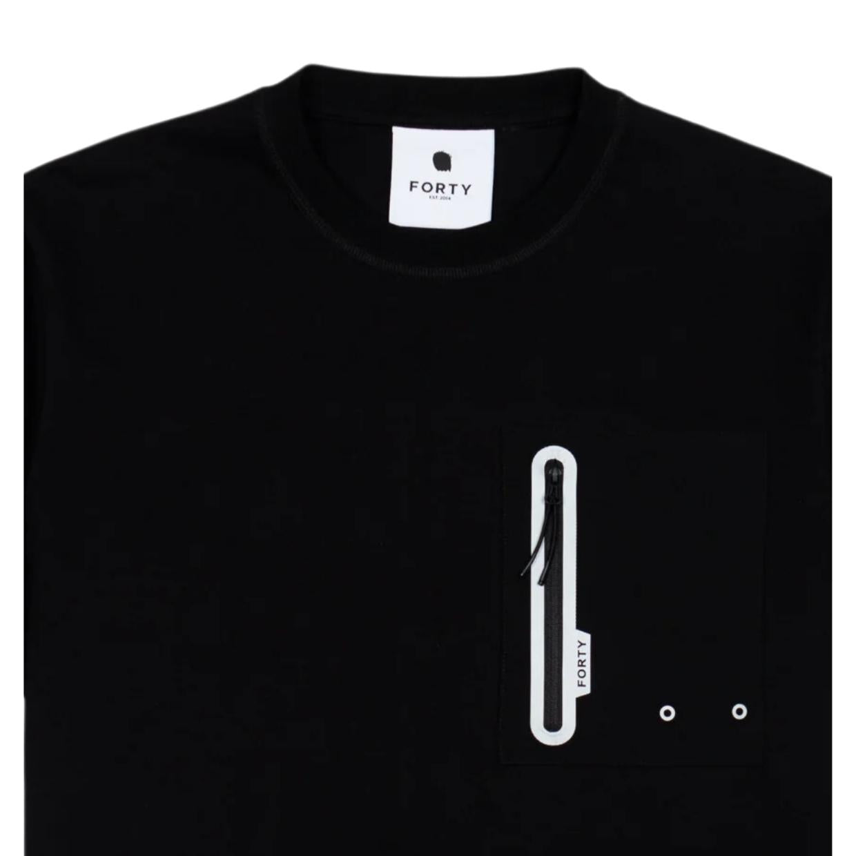 Forty Doyle Pocket Black/Reflective T-Shirt