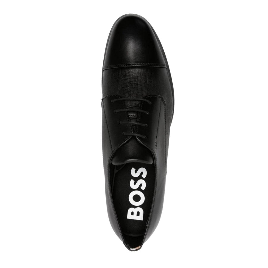BOSS Black Colby Derby Panelled Leather Shoe