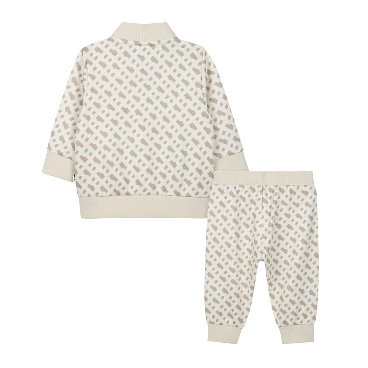 BOSS Baby Sand Double B Monogram Tracksuit Set