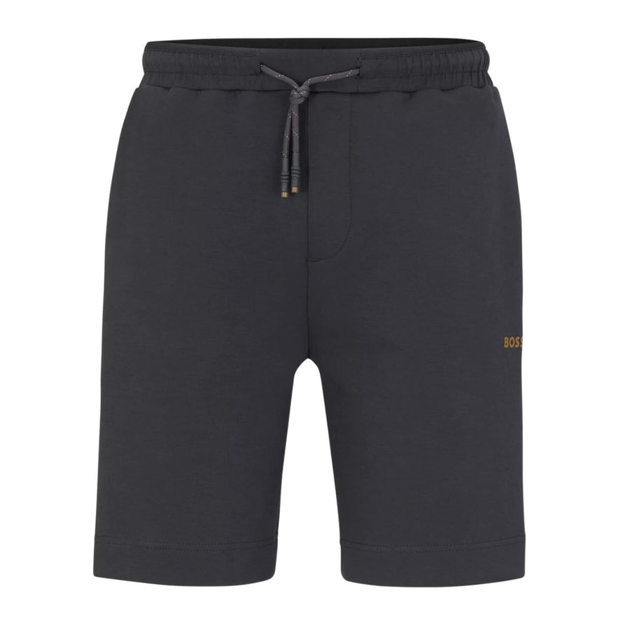 BOSS Headlo Logo Tape Dark Grey Sweat Shorts