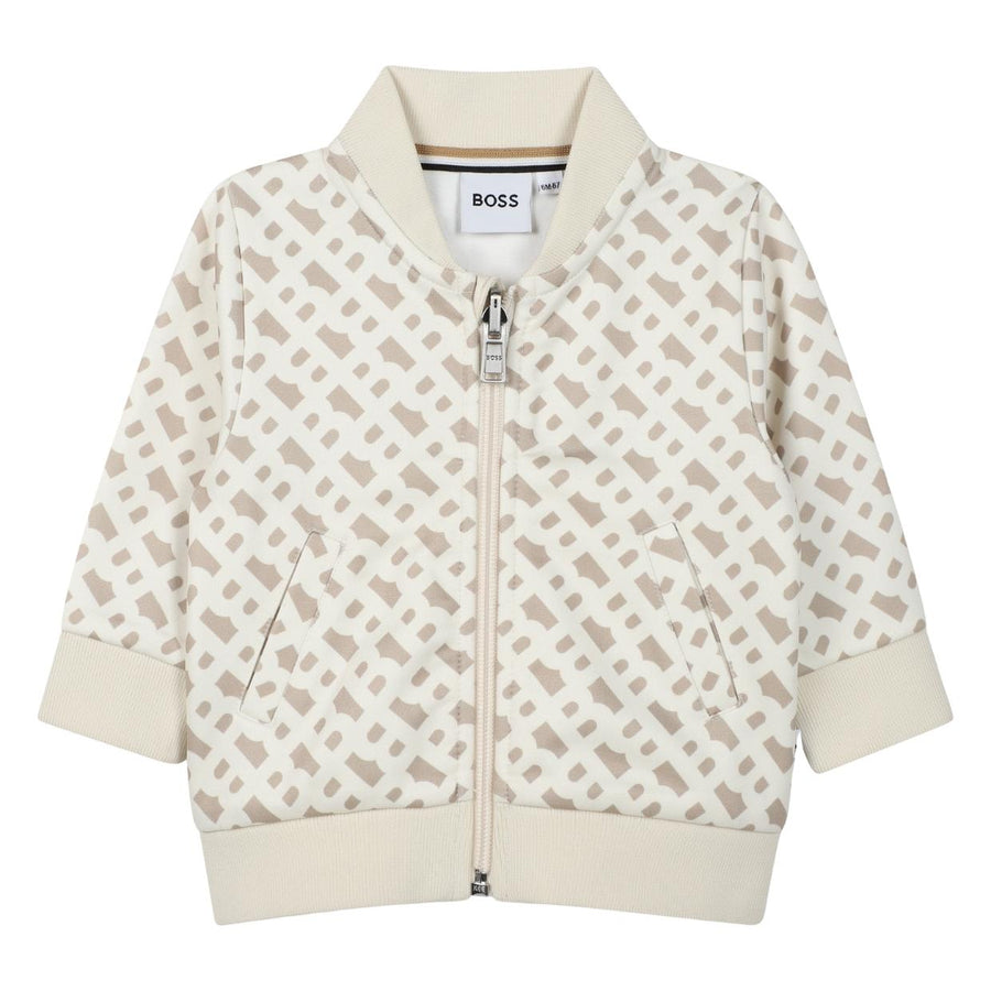 BOSS Baby Sand Double B Monogram Tracksuit Set