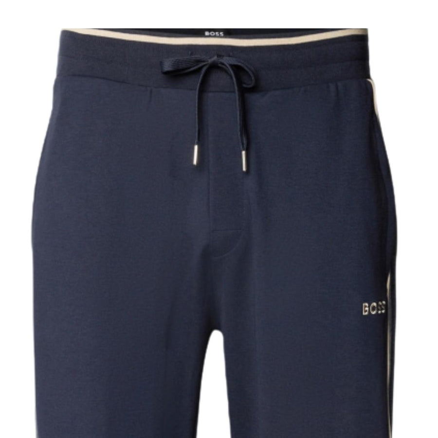 BOSS Embroidered Logo Navy Tracksuit Bottoms