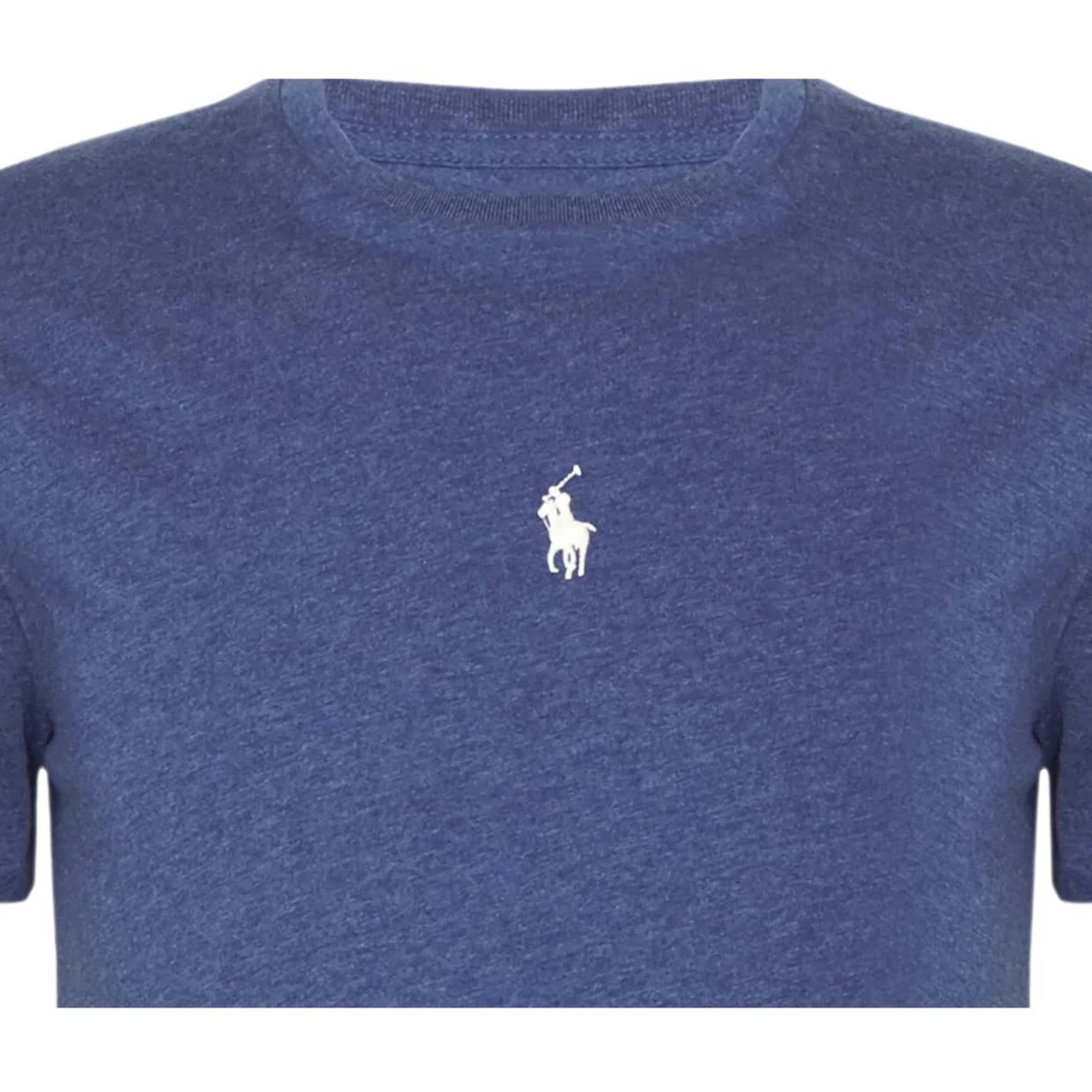 Polo Ralph Lauren Embroidered Logo Blue T-Shirt