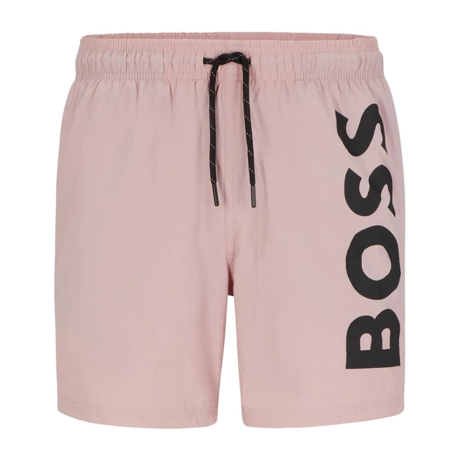 BOSS Octopus Logo Pink Swim Shorts