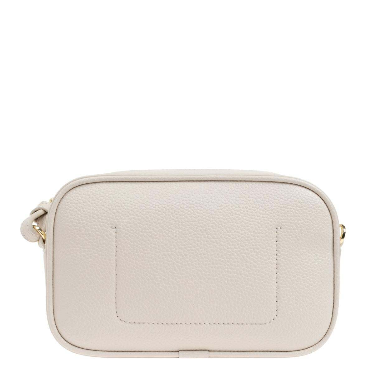 Emporio Armani Printed Logo Ecru Camera Bag