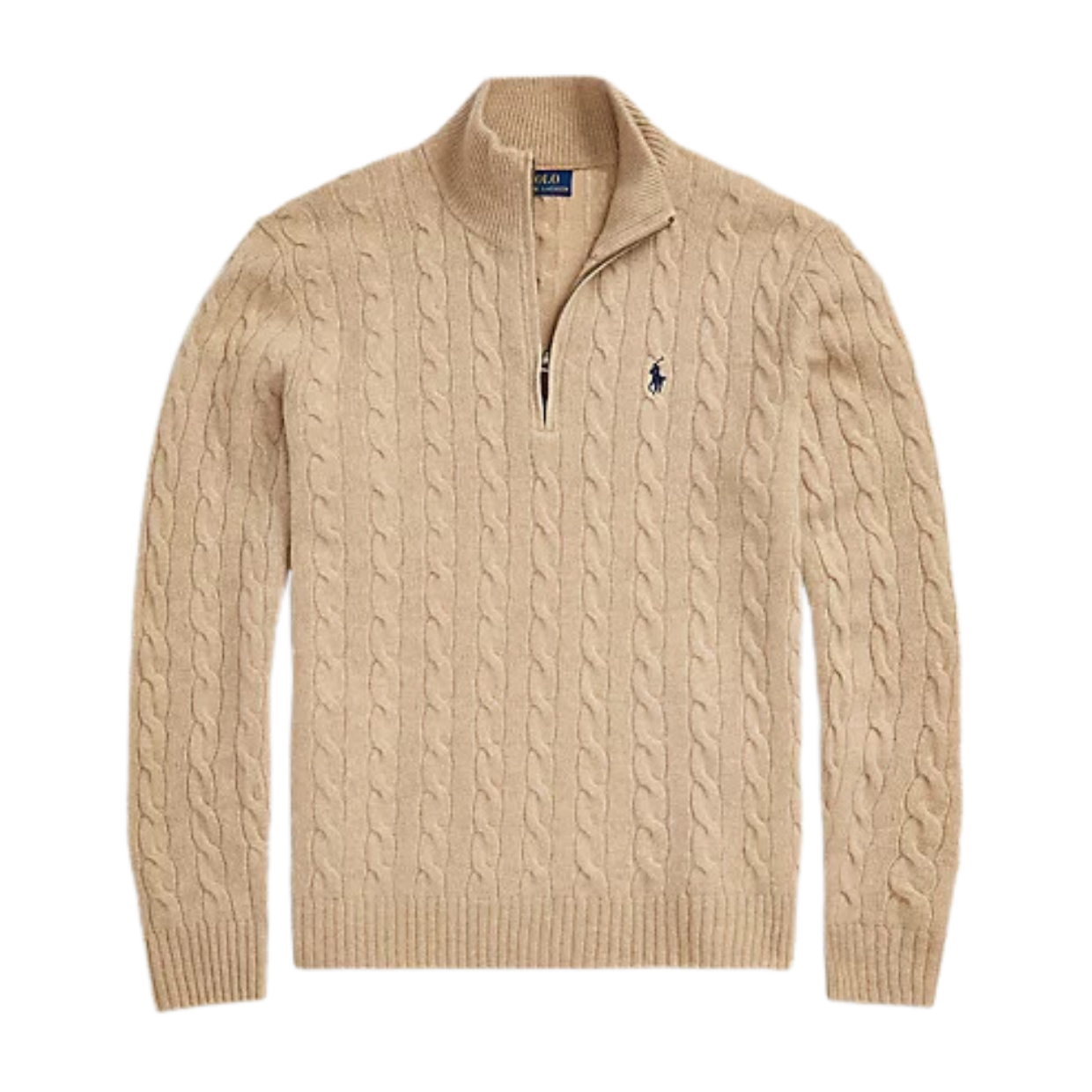 Polo Ralph Lauren Brown Cable Knit Sweater