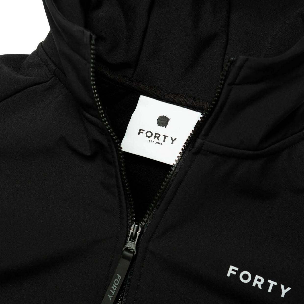 Forty Triton Soft Shell Black Jacket
