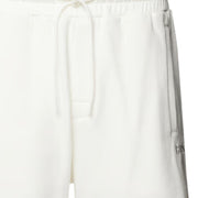 BOSS Embroidered Logo White Sweat Shorts