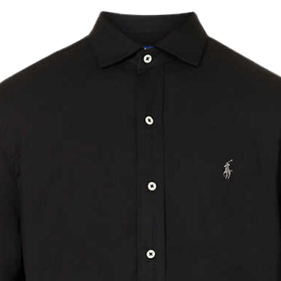 Ralph Lauren Embroidered Logo Black Shirt