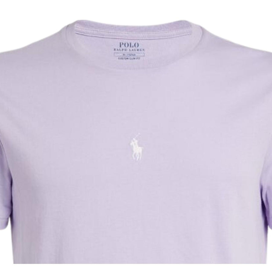 Ralph Lauren Embroidered Logo Purple T-Shirt