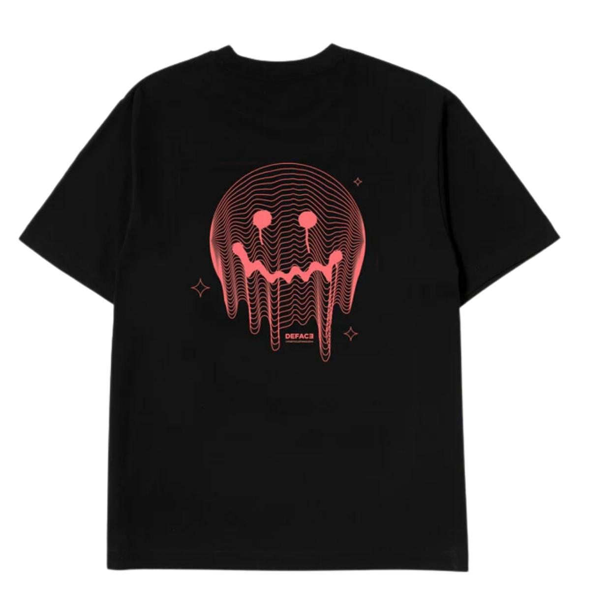 Forty Deface TOPO Black/Pink T-Shirt