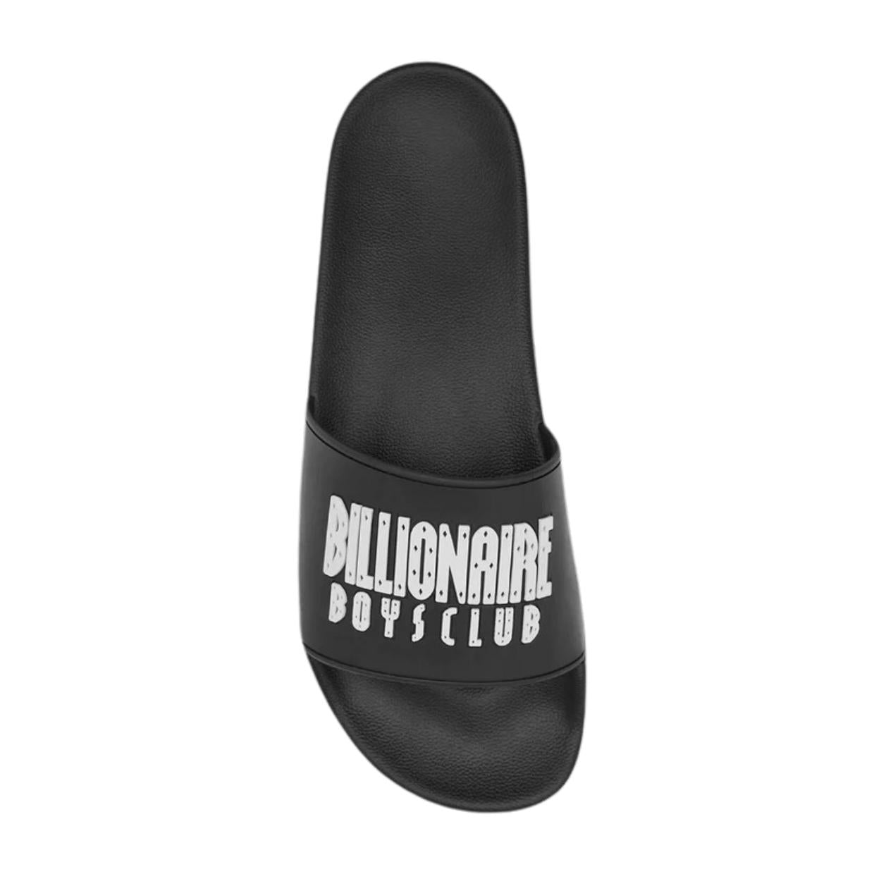 Billionaire Boys Club Straight Logo Black Sliders