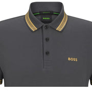 BOSS Logo Grey Paddy Polo Shirt