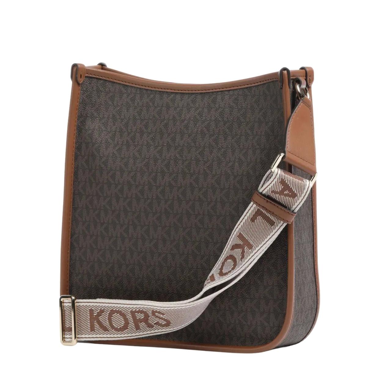 Michael Kors Brown/Luggage Luisa Crossbody Bag