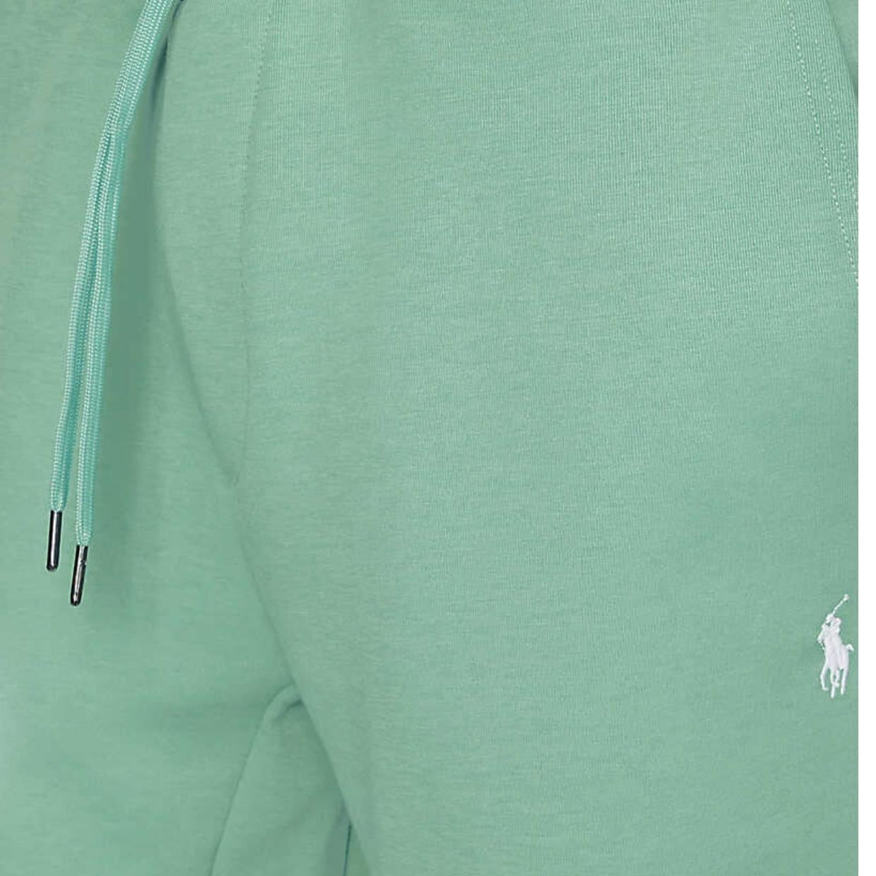 Ralph Lauren Embroidered Pony Logo Green Sweat Shorts