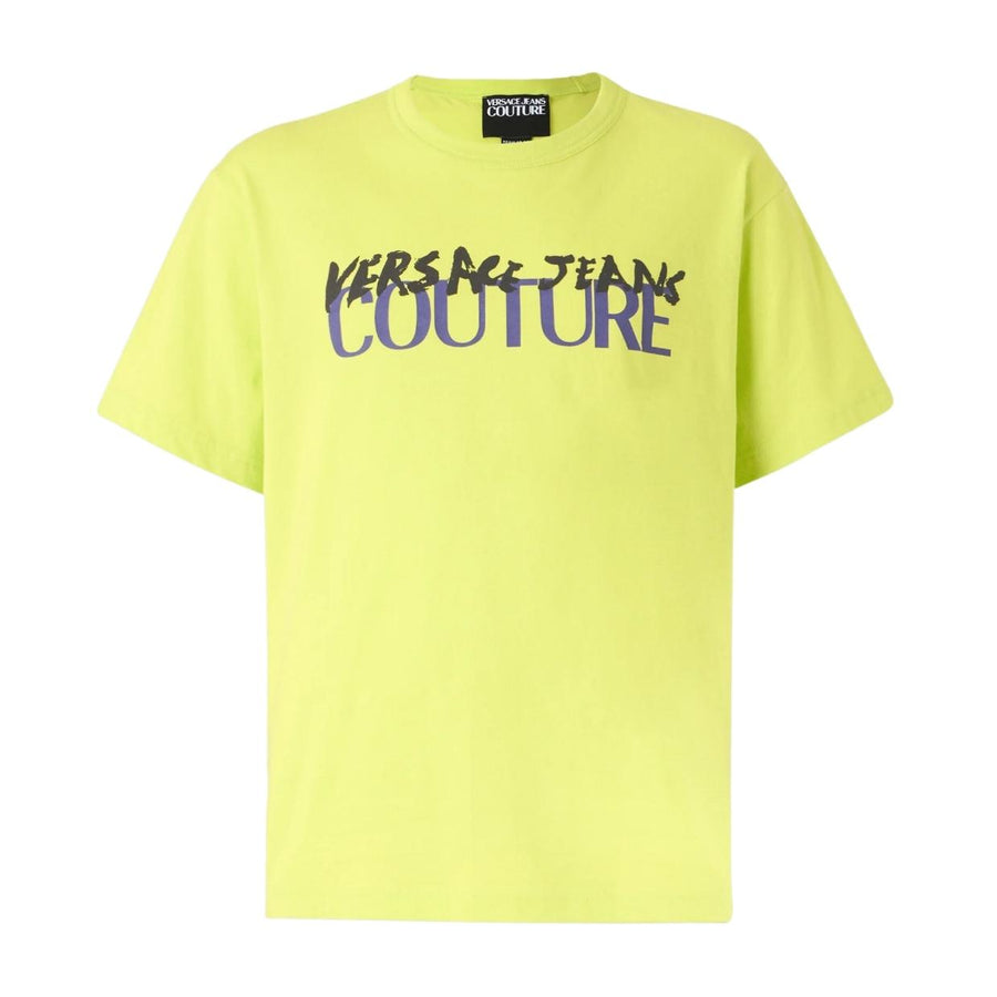 Versace Jeans Couture Print Logo Green T-Shirt