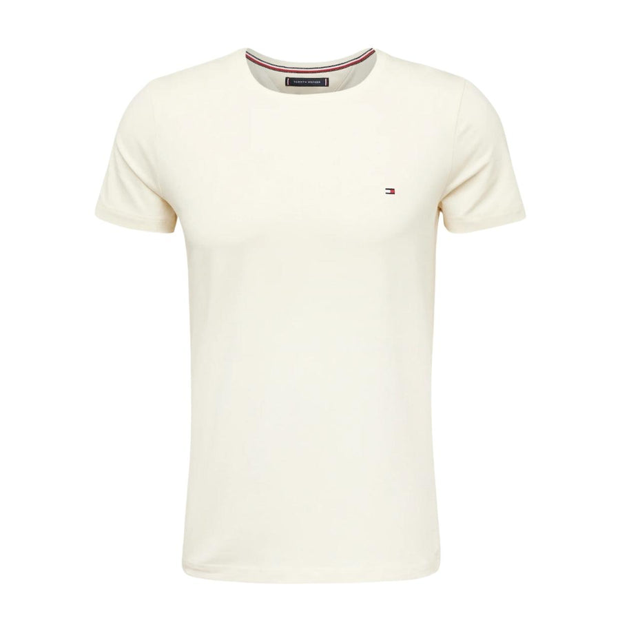 Tommy Hilfiger Logo Extra Slim Fit Stone Calico T-Shirt