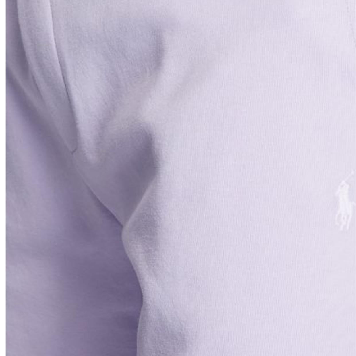Ralph Lauren Embroidered Pony Logo Purple Sweat Shorts