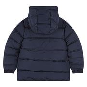 BOSS Kids Logo Navy Puffer Jacket